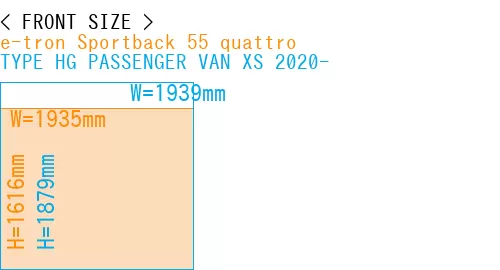 #e-tron Sportback 55 quattro + TYPE HG PASSENGER VAN XS 2020-
